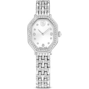 Swarovski Dextera Octagon Watch, Swiss Made, Metal Bracelet, Stainless steel